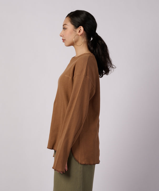イージー ワッフル 長袖プルオーバー/EASY WAFFLE LS PULLOVER