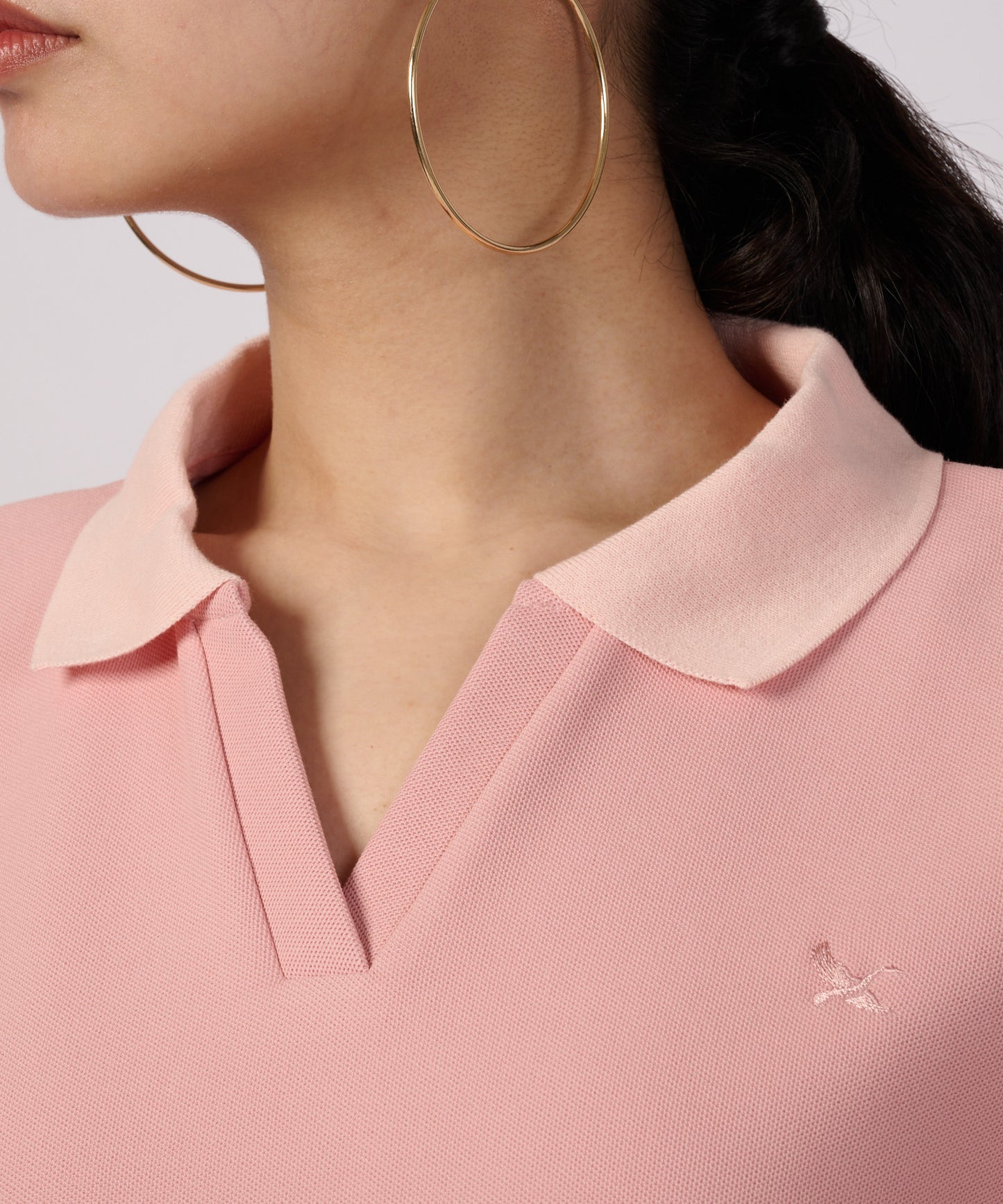 トラベル テリー 長袖ポロ/TRAVEL TERRY LS COLLAR