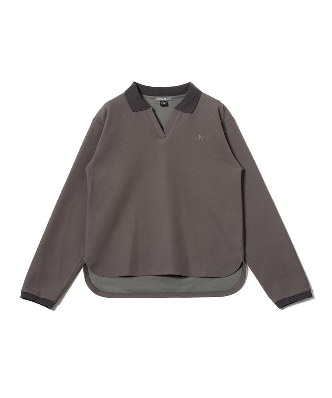 トラベル テリー 長袖ポロ/TRAVEL TERRY LS COLLAR