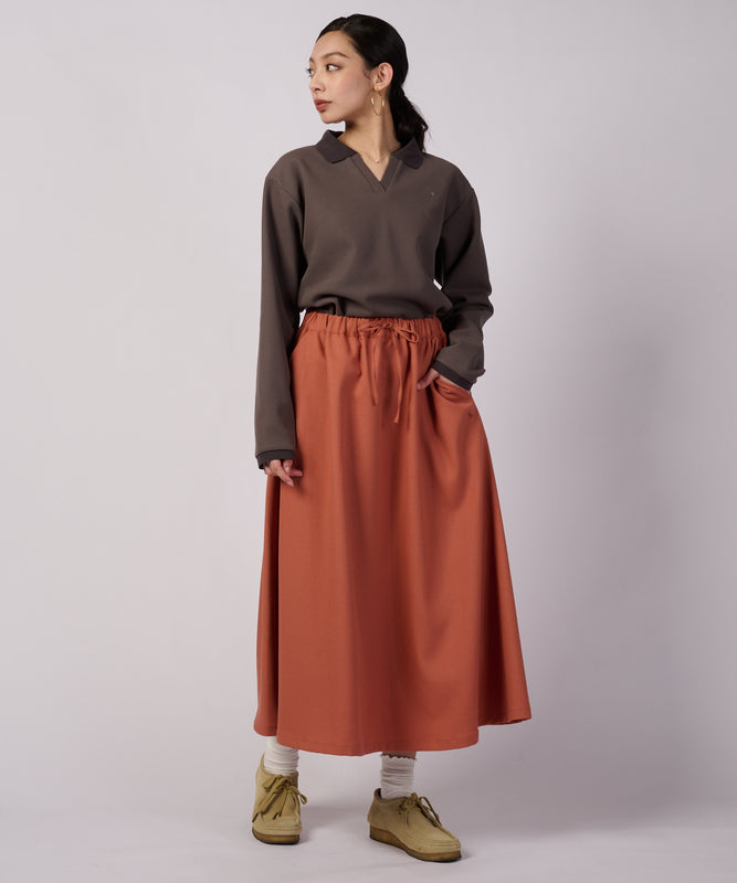 トラベル テリー 長袖ポロ/TRAVEL TERRY LS COLLAR