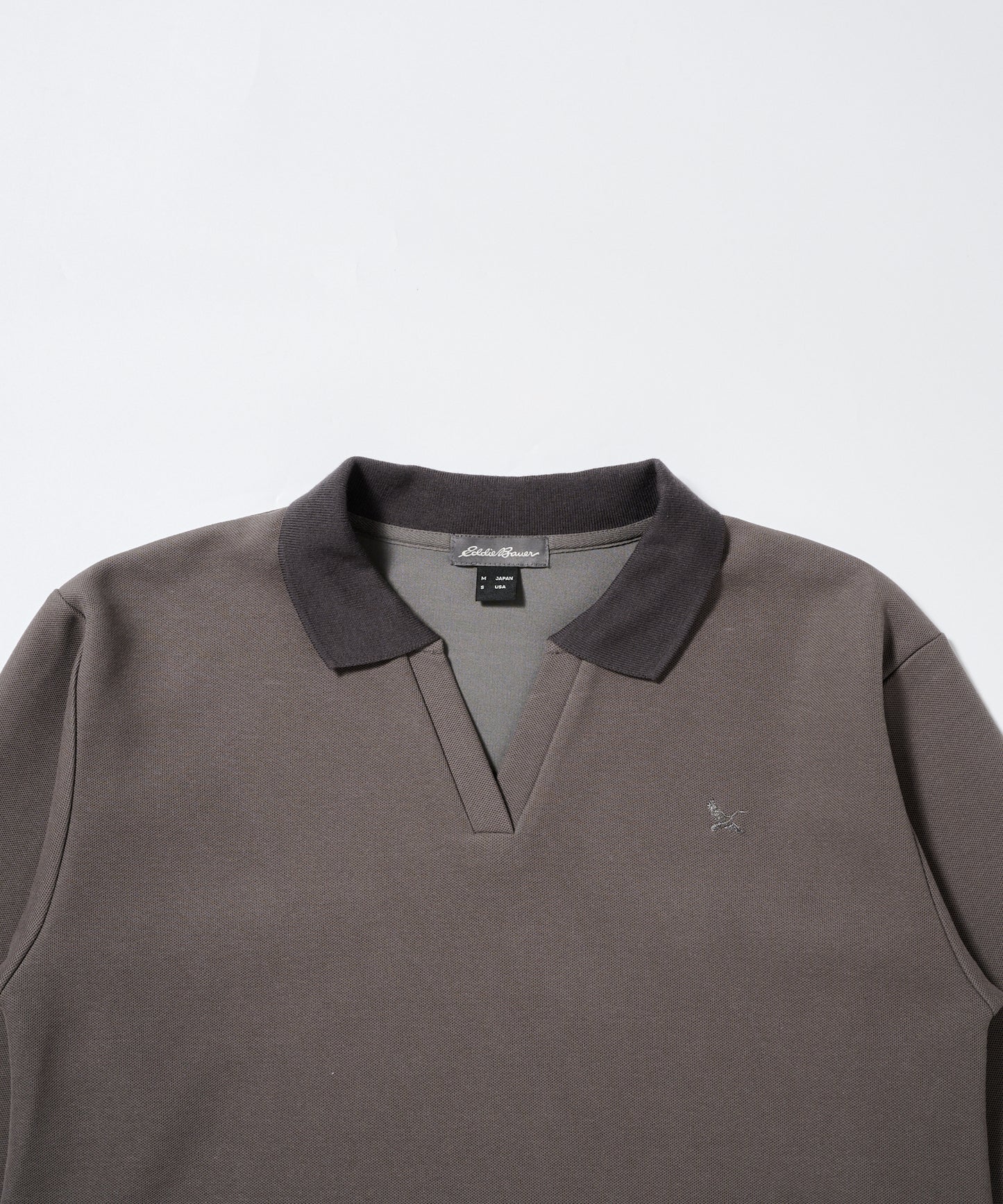 トラベル テリー 長袖ポロ/TRAVEL TERRY LS COLLAR