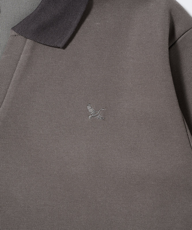 トラベル テリー 長袖ポロ/TRAVEL TERRY LS COLLAR