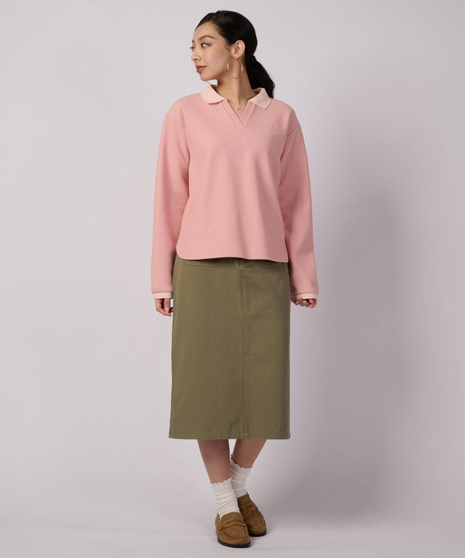 トラベル テリー 長袖ポロ/TRAVEL TERRY LS COLLAR