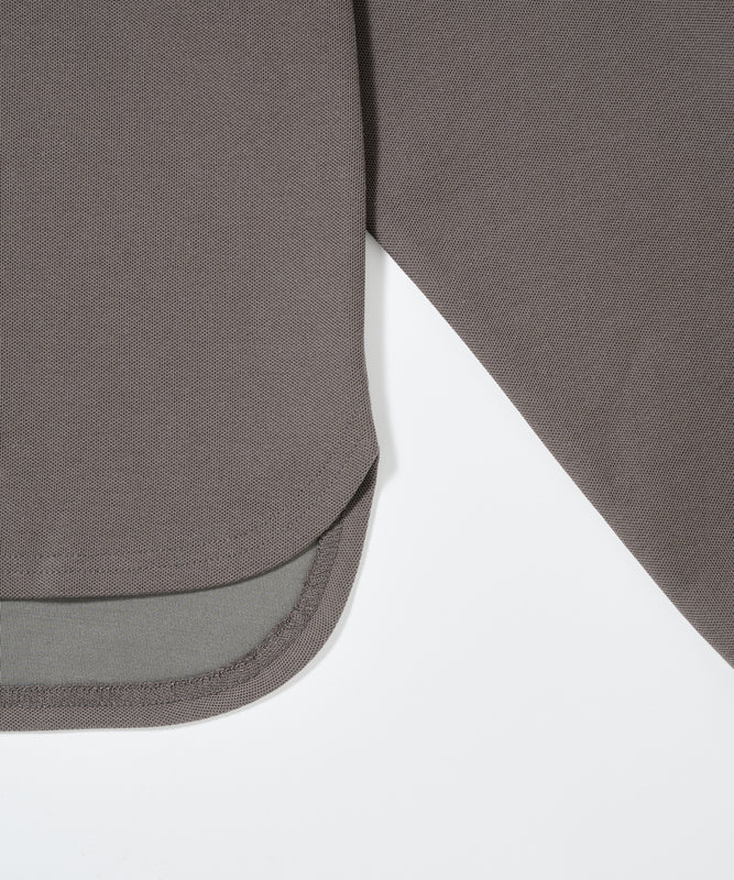 トラベル テリー 長袖ポロ/TRAVEL TERRY LS COLLAR