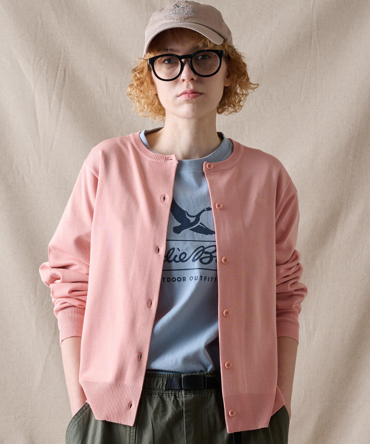 コンフィー コンパクトニットカーディガン/COMFY COMPACT KNIT CARDIGAN