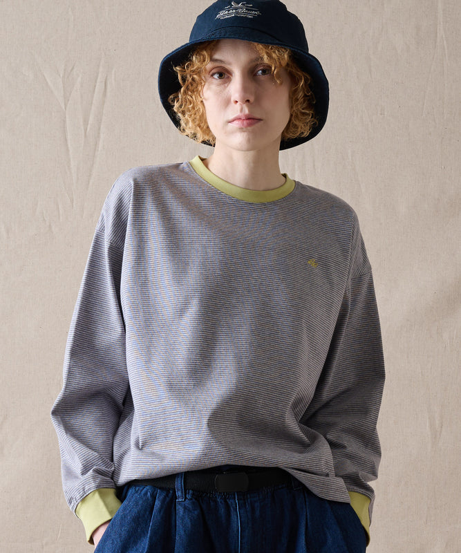 【ポイントUP対象】アソート ボーダー＆プレーン 長袖Tシャツ/LS ASSORTED STRIPE & PLAIN TEE