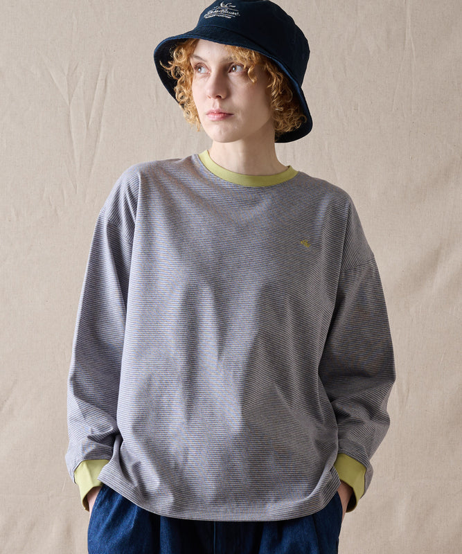 【ポイントUP対象】アソート ボーダー＆プレーン 長袖Tシャツ/LS ASSORTED STRIPE & PLAIN TEE
