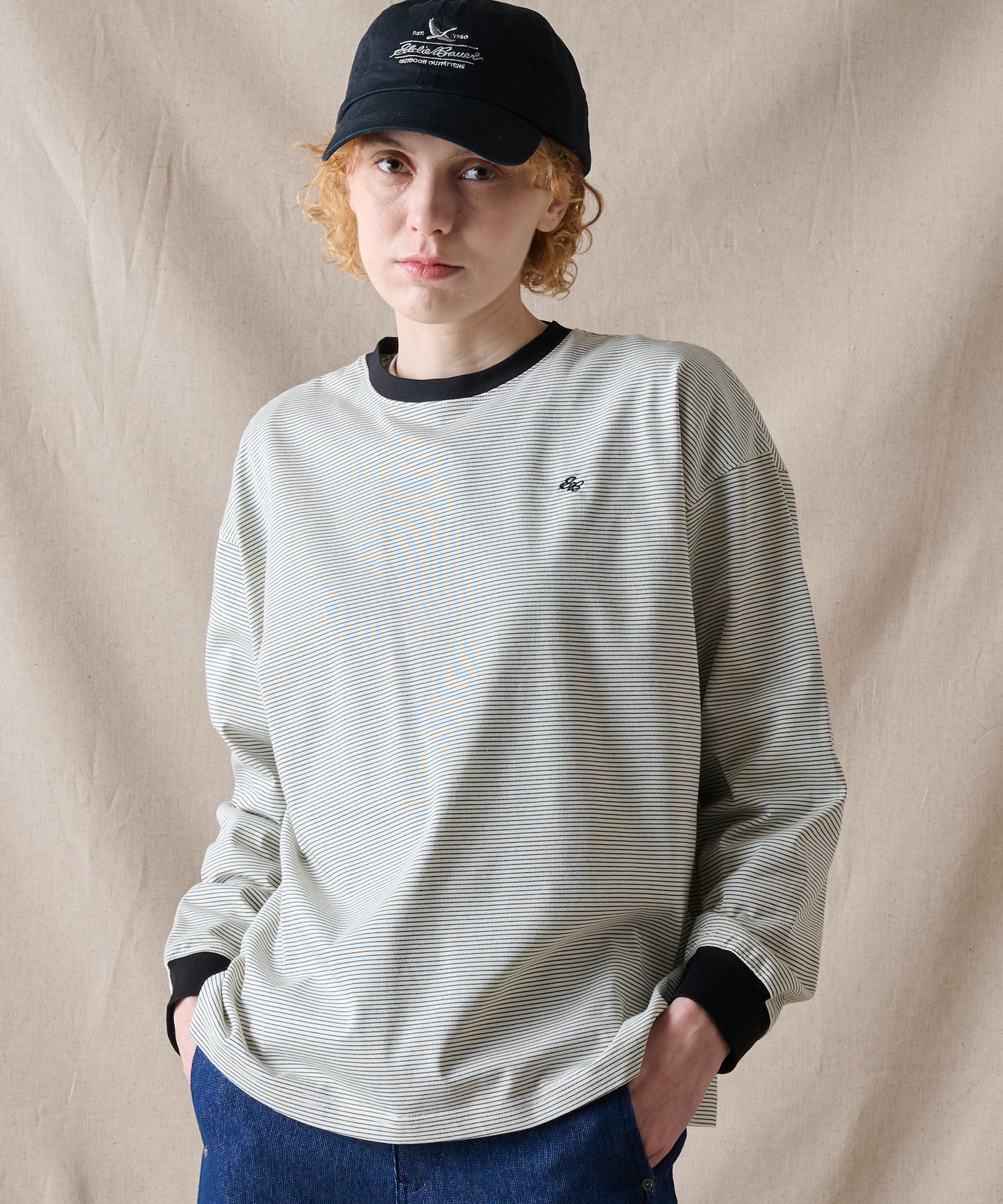 【ポイントUP対象】アソート ボーダー＆プレーン 長袖Tシャツ/LS ASSORTED STRIPE & PLAIN TEE