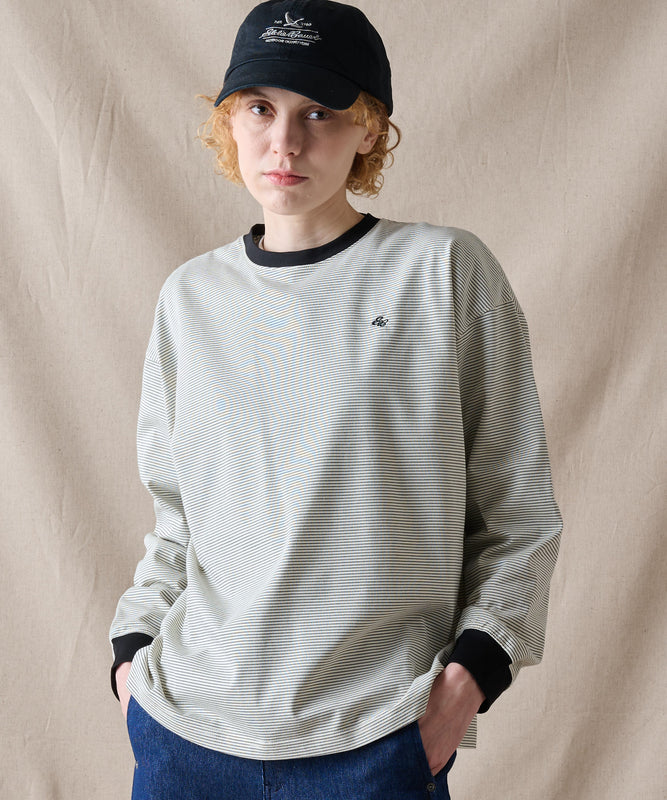 【ポイントUP対象】アソート ボーダー＆プレーン 長袖Tシャツ/LS ASSORTED STRIPE & PLAIN TEE