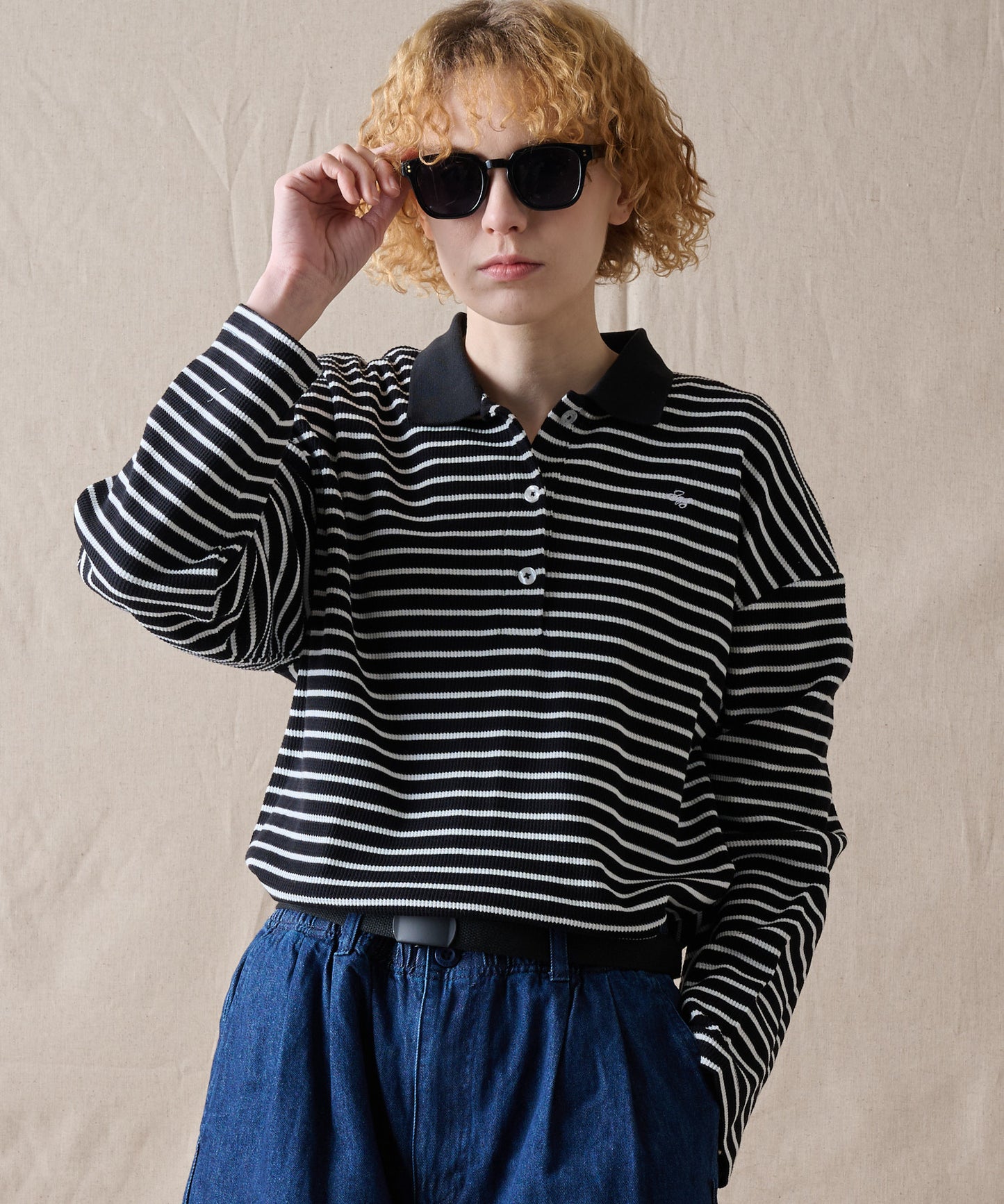 【ポイントUP対象】カジュアル ボーダーポロシャツ/CASUAL STRIPE POLO