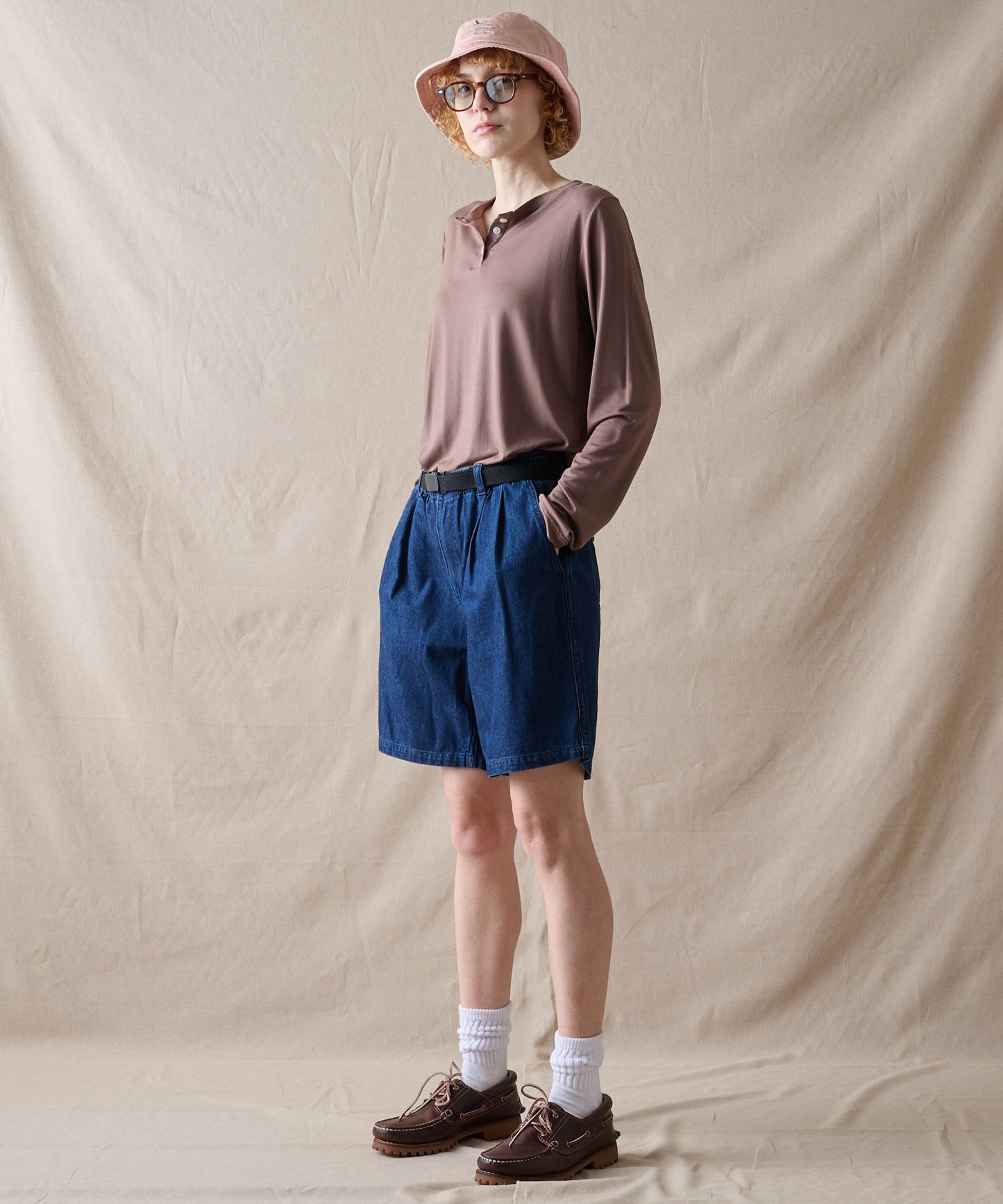 【予約】エッセンシャル ヘンリーネックシャツ/ESSENTIAL HENLEY SHIRT