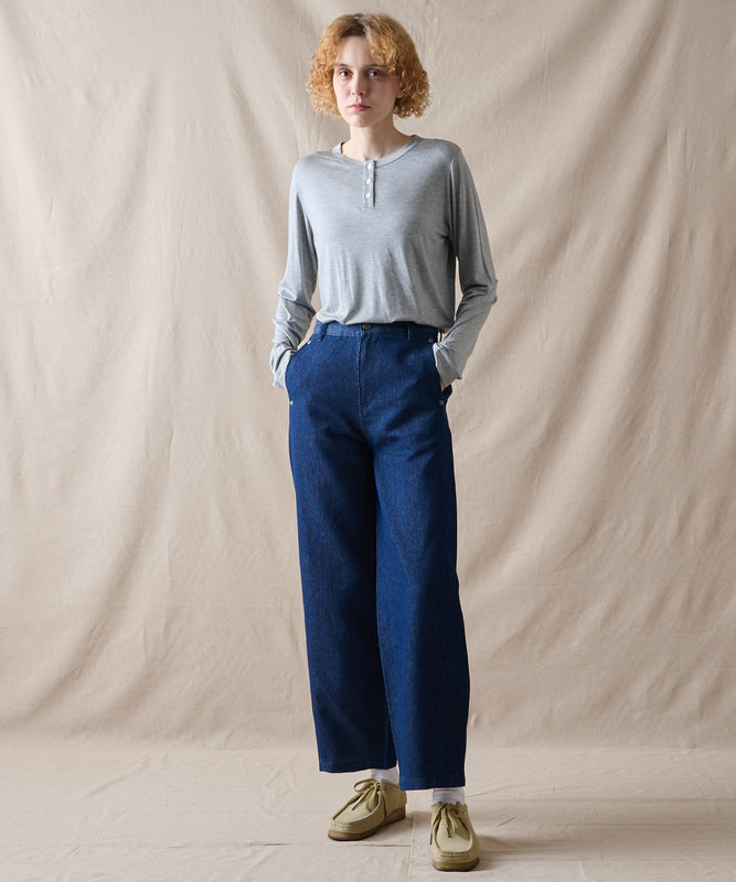 【予約】エッセンシャル ヘンリーネックシャツ/ESSENTIAL HENLEY SHIRT
