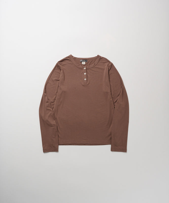【予約】エッセンシャル ヘンリーネックシャツ/ESSENTIAL HENLEY SHIRT