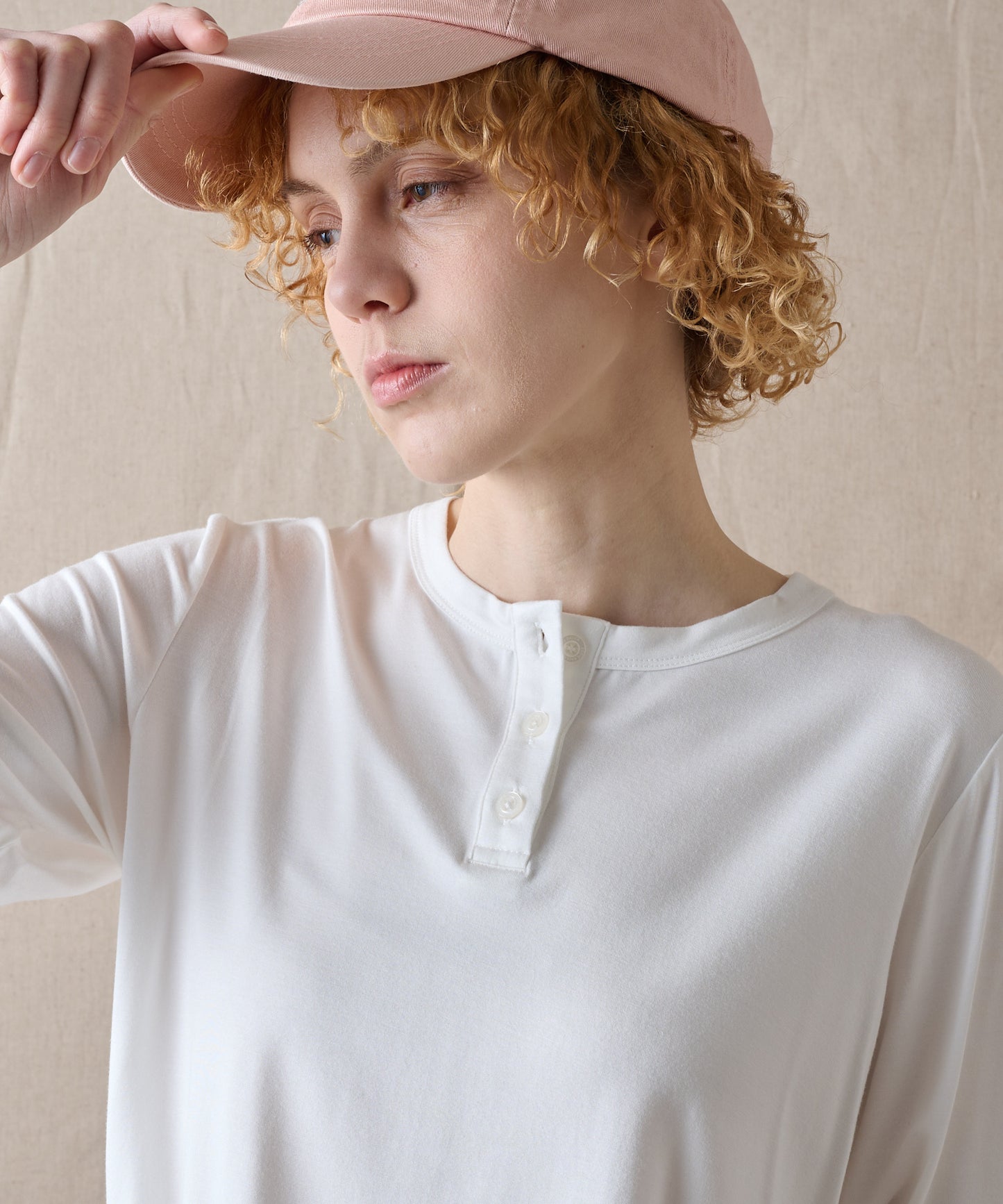 【予約】エッセンシャル ヘンリーネックシャツ/ESSENTIAL HENLEY SHIRT