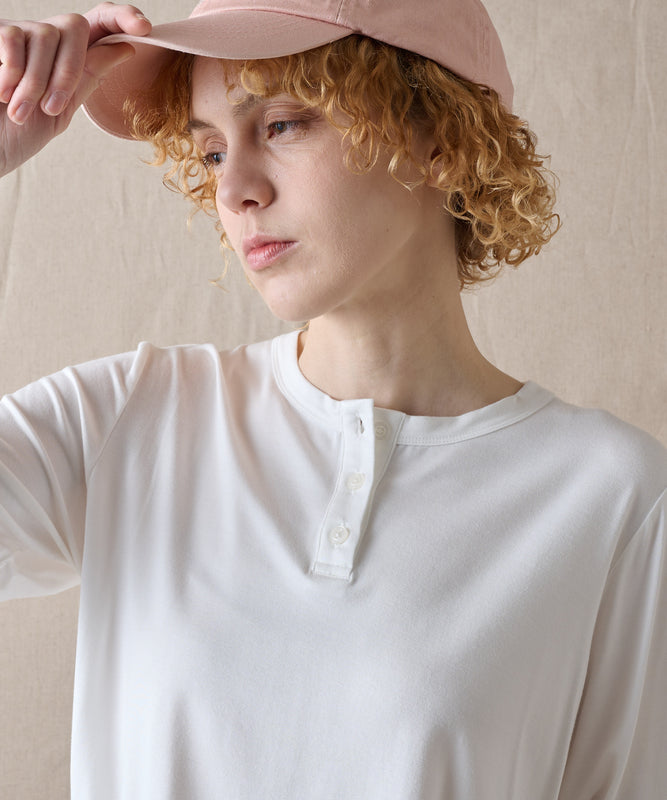 【予約】エッセンシャル ヘンリーネックシャツ/ESSENTIAL HENLEY SHIRT