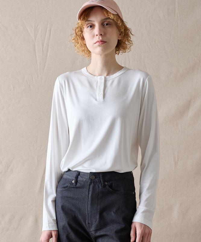 【予約】エッセンシャル ヘンリーネックシャツ/ESSENTIAL HENLEY SHIRT