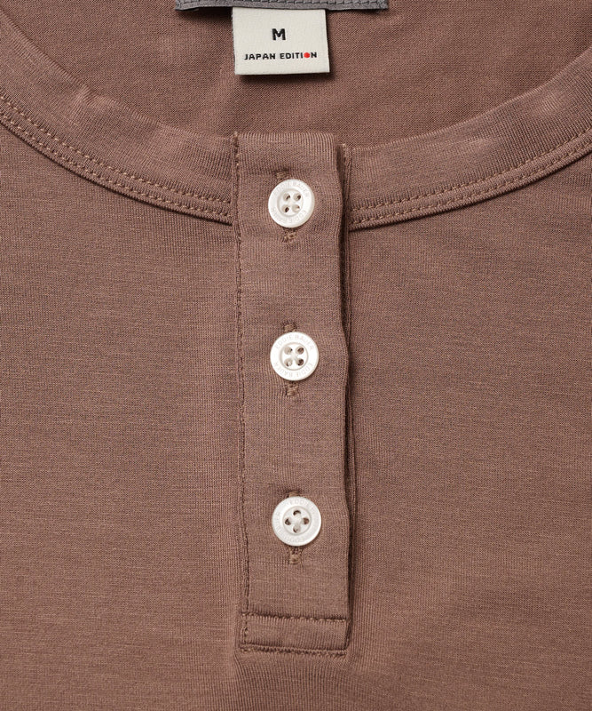 【予約】エッセンシャル ヘンリーネックシャツ/ESSENTIAL HENLEY SHIRT