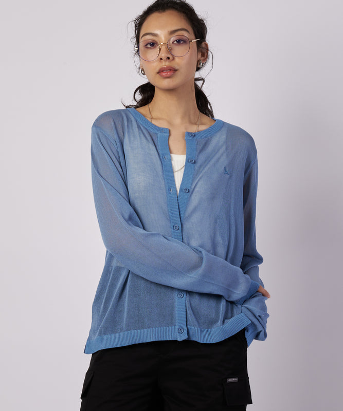 【予約】トランスルーセント ニットカーディガン/TRANSLUCENT KNIT CARDIGAN