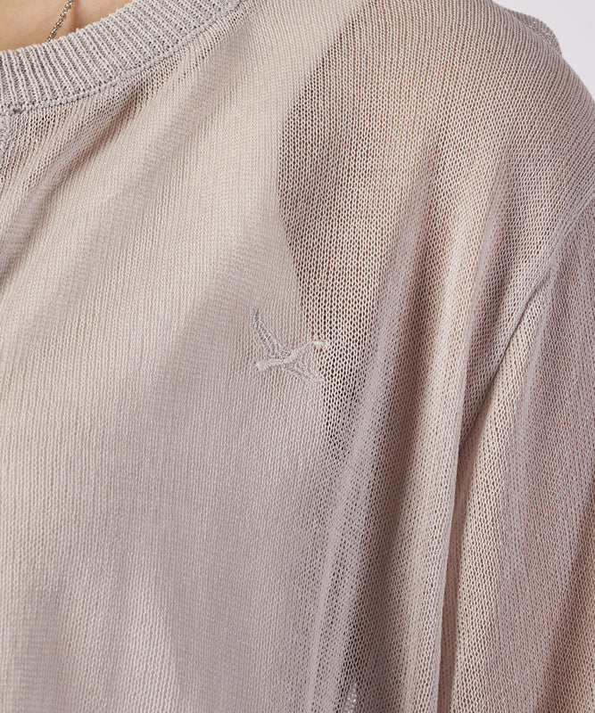 【予約】トランスルーセント ニットカーディガン/TRANSLUCENT KNIT CARDIGAN