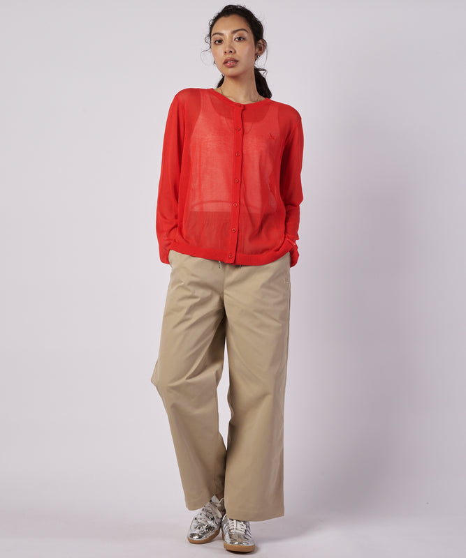 【予約】トランスルーセント ニットカーディガン/TRANSLUCENT KNIT CARDIGAN