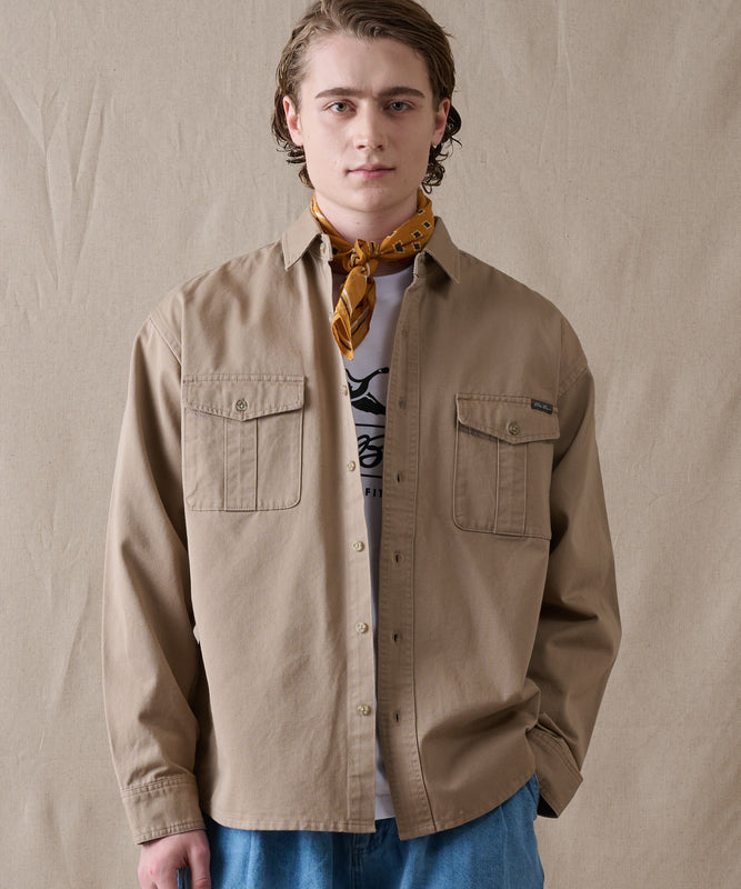 【ポイントUP対象】ライト ツイル 長袖ワークシャツ/LS LIGHT TWILL WORK SHIRT