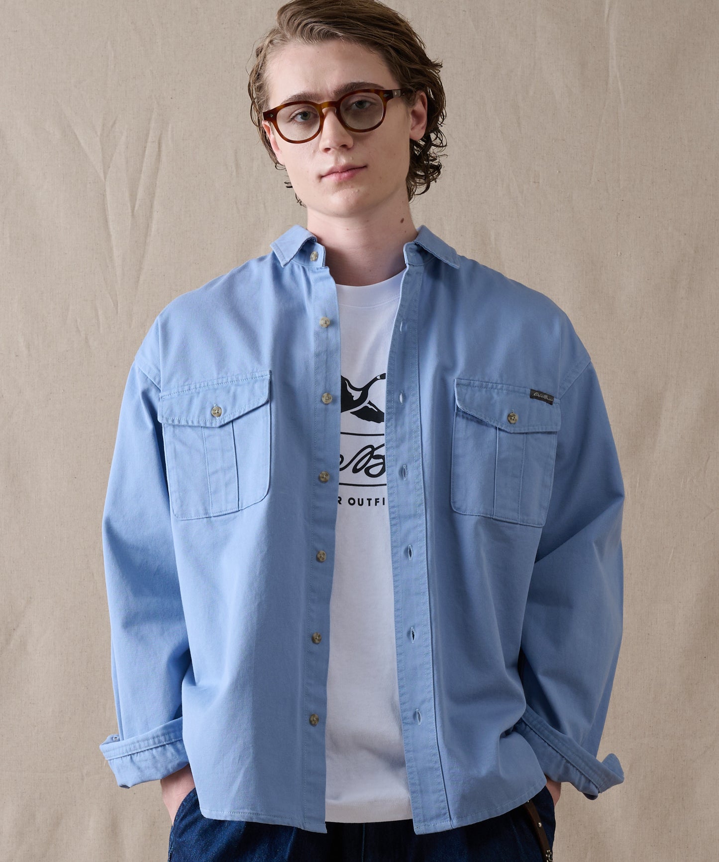 【ポイントUP対象】ライト ツイル 長袖ワークシャツ/LS LIGHT TWILL WORK SHIRT