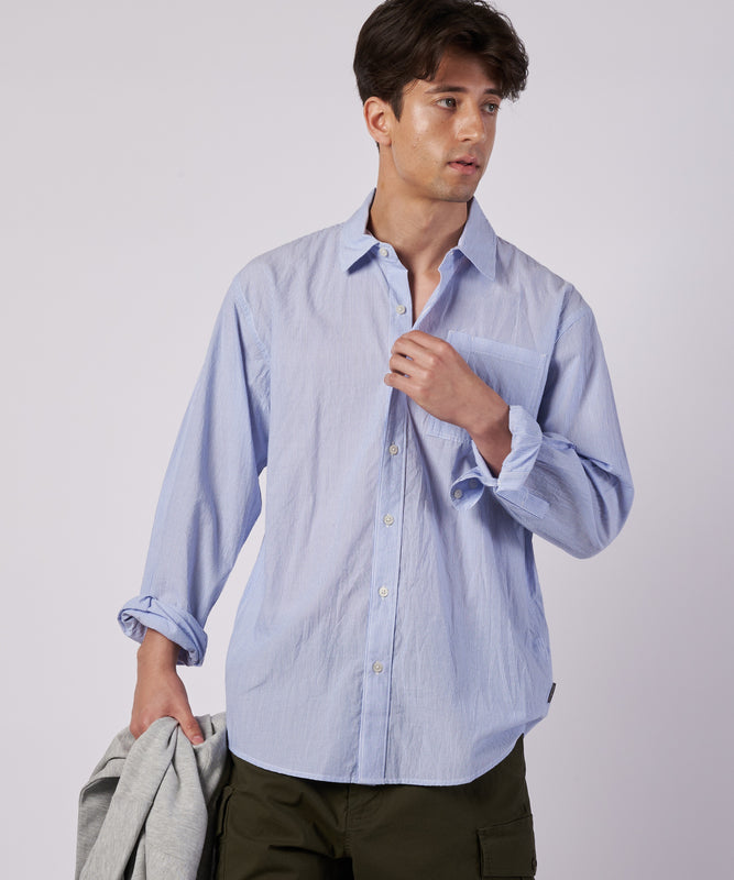 パックイット シアサッカー 長袖シャツ/LS PACK IT SEERSUCKER SHIRT