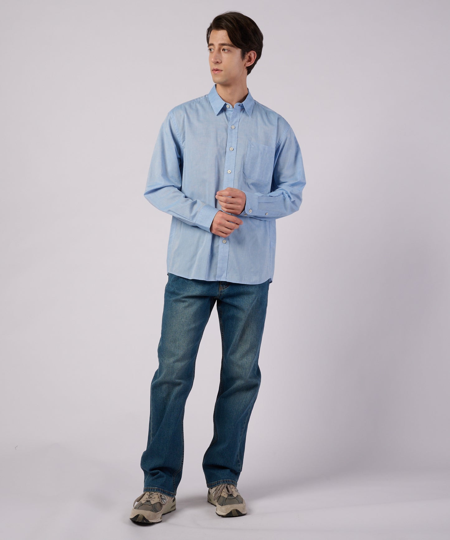 コットンリネン 長袖 シャツ/LS COTTON/LINEN SHIRT