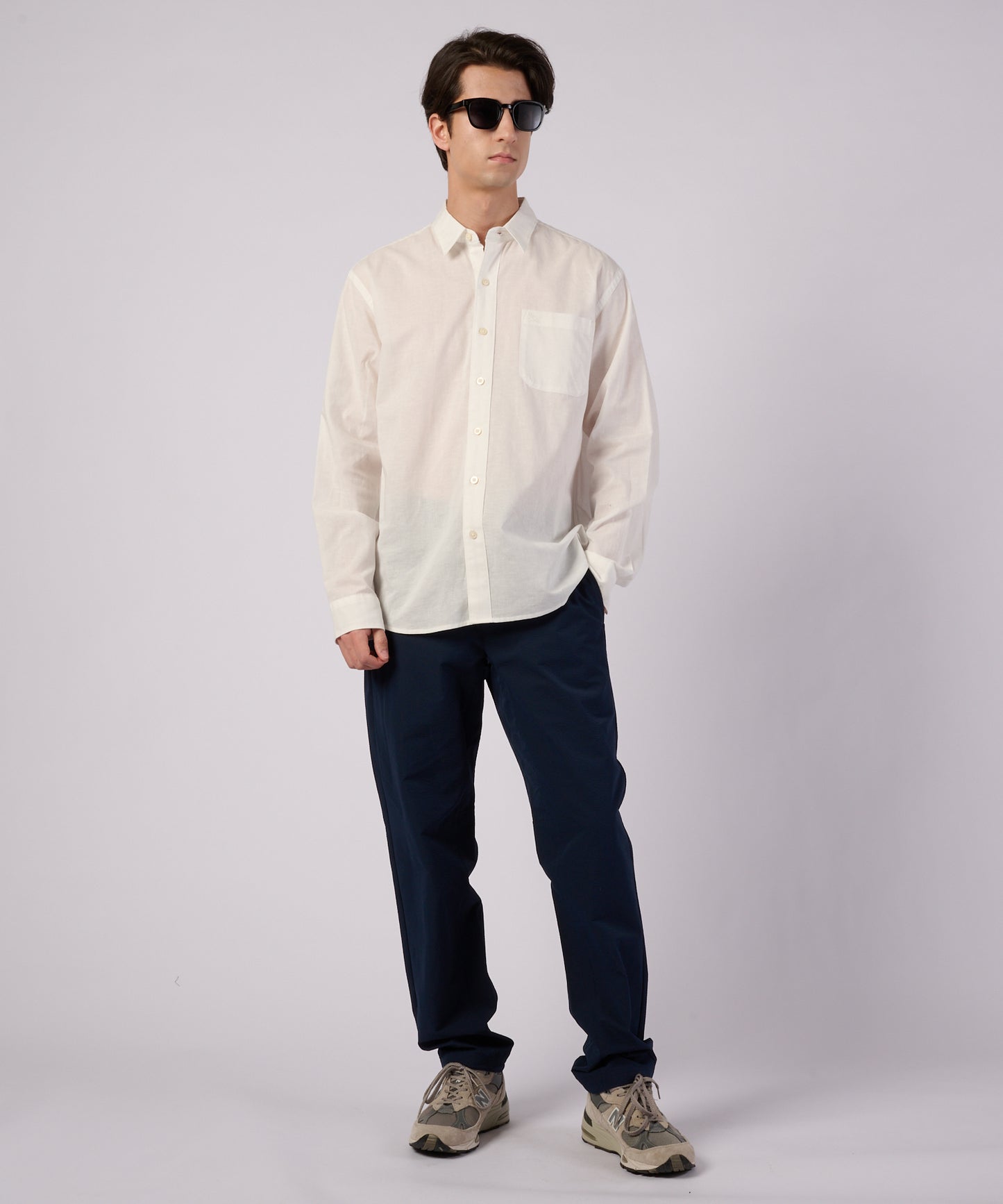 コットンリネン 長袖 シャツ/LS COTTON/LINEN SHIRT