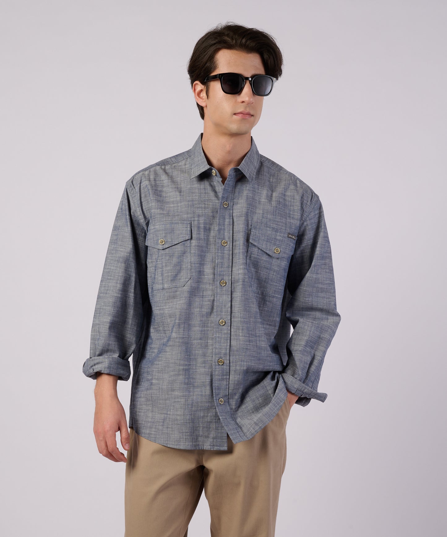 【ポイントUP対象】アドベンチャラー シャンブレー 長袖シャツ/LS ADVENTURER SHIRTS CHANBRAY