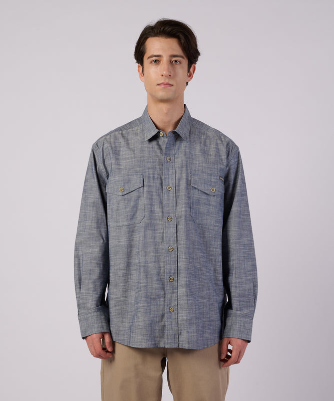 【ポイントUP対象】アドベンチャラー シャンブレー 長袖シャツ/LS ADVENTURER SHIRTS CHANBRAY