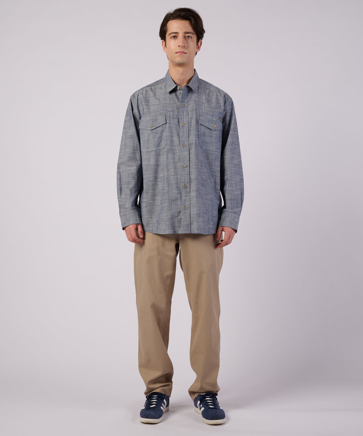 【ポイントUP対象】アドベンチャラー シャンブレー 長袖シャツ/LS ADVENTURER SHIRTS CHANBRAY