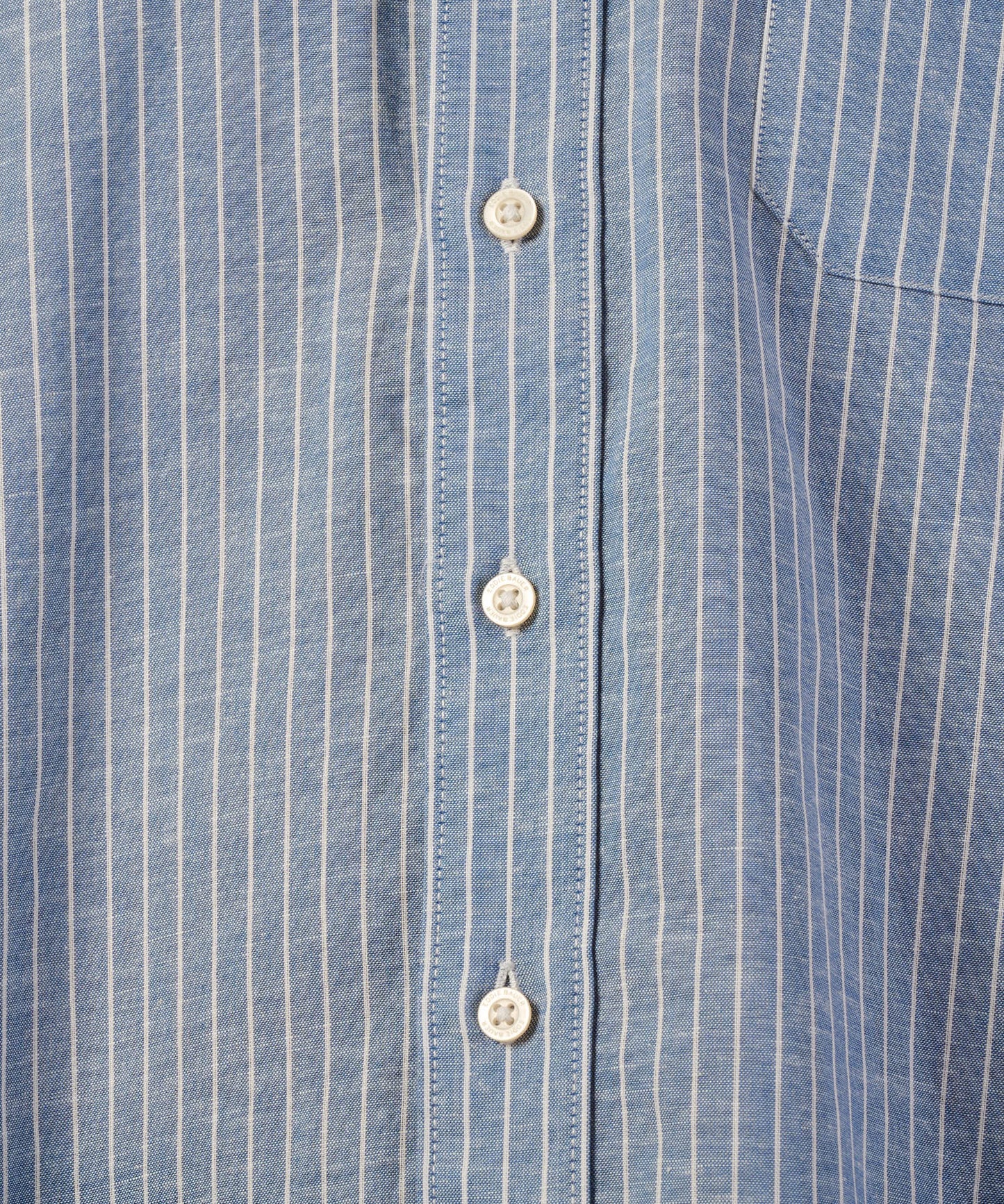 コットンリネン 長袖 ストライプシャツ/LS COTTON/LINEN STRIPE SHIRT