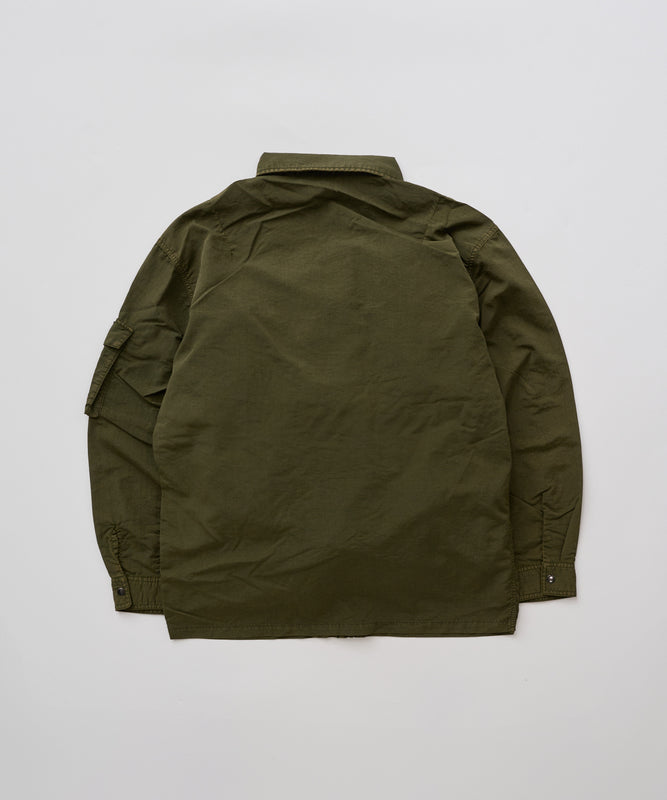 EBTEK ハードウォッシュド ジップシャツ/EBTEK HARD-WASHED ZIP SHIRT
