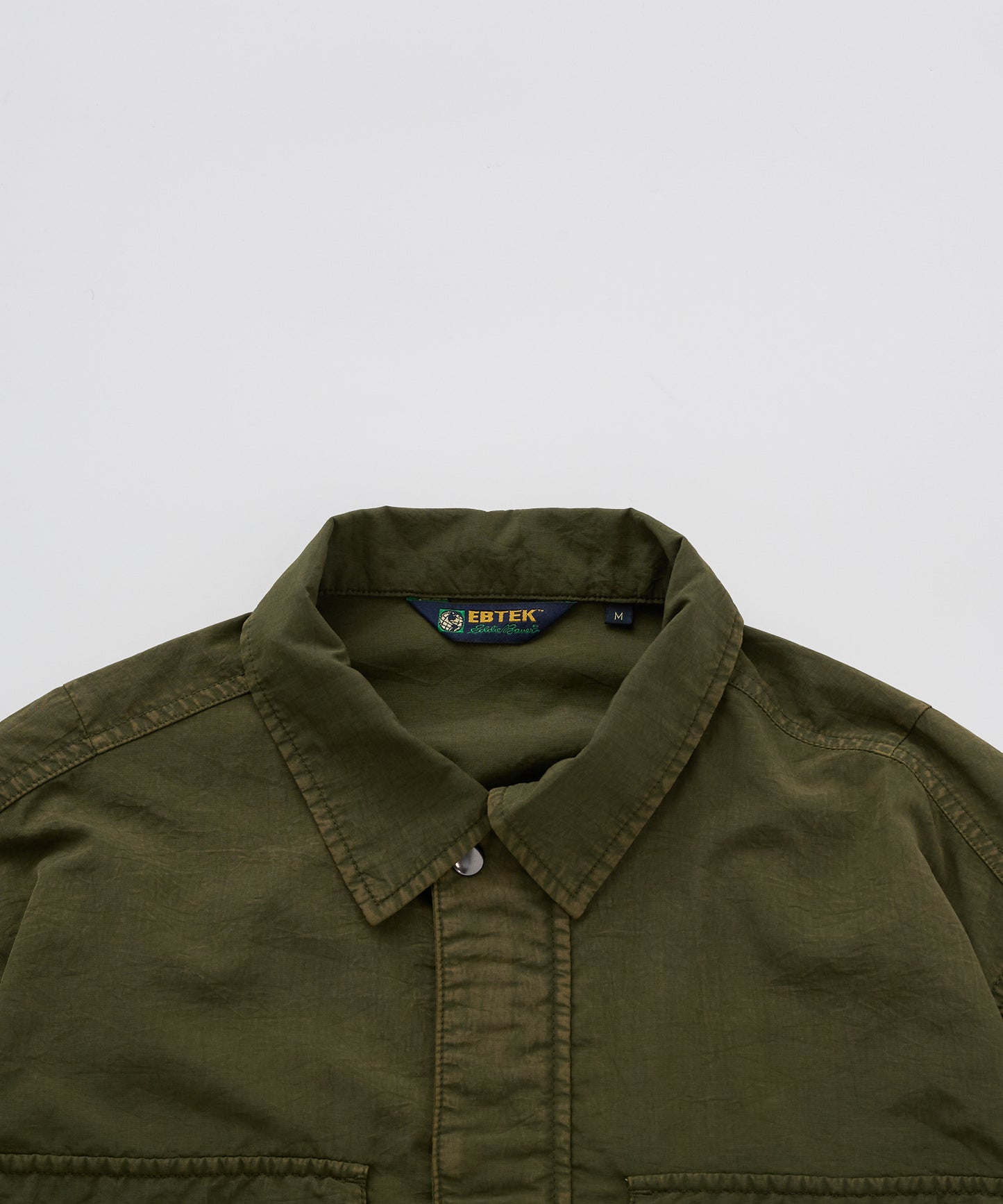 EBTEK ハードウォッシュド ジップシャツ/EBTEK HARD-WASHED ZIP SHIRT