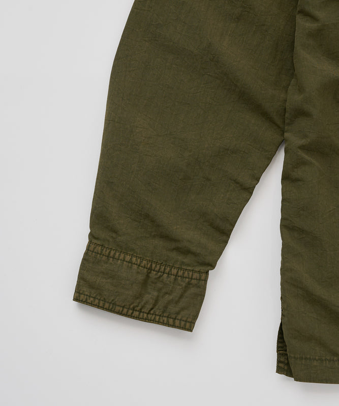 EBTEK ハードウォッシュド ジップシャツ/EBTEK HARD-WASHED ZIP SHIRT
