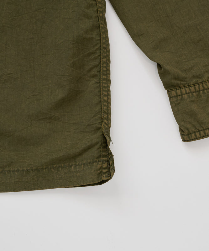 EBTEK ハードウォッシュド ジップシャツ/EBTEK HARD-WASHED ZIP SHIRT