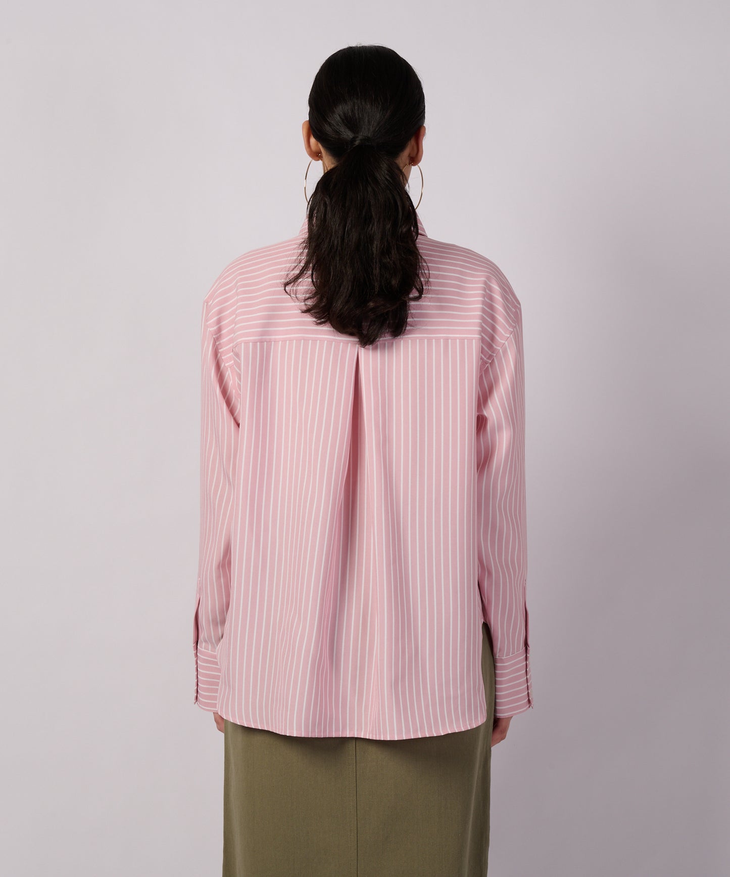 ストライプ スマートケア 長袖シャツ/LS STRIPE SMARTCARE SHIRT