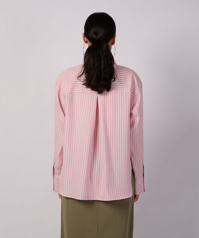 ストライプ スマートケア 長袖シャツ/LS STRIPE SMARTCARE SHIRT
