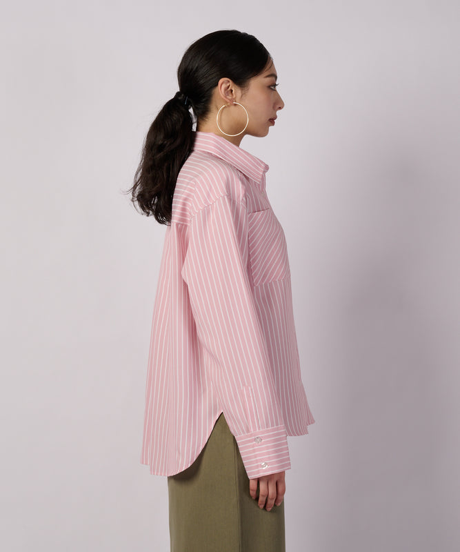 ストライプ スマートケア 長袖シャツ/LS STRIPE SMARTCARE SHIRT
