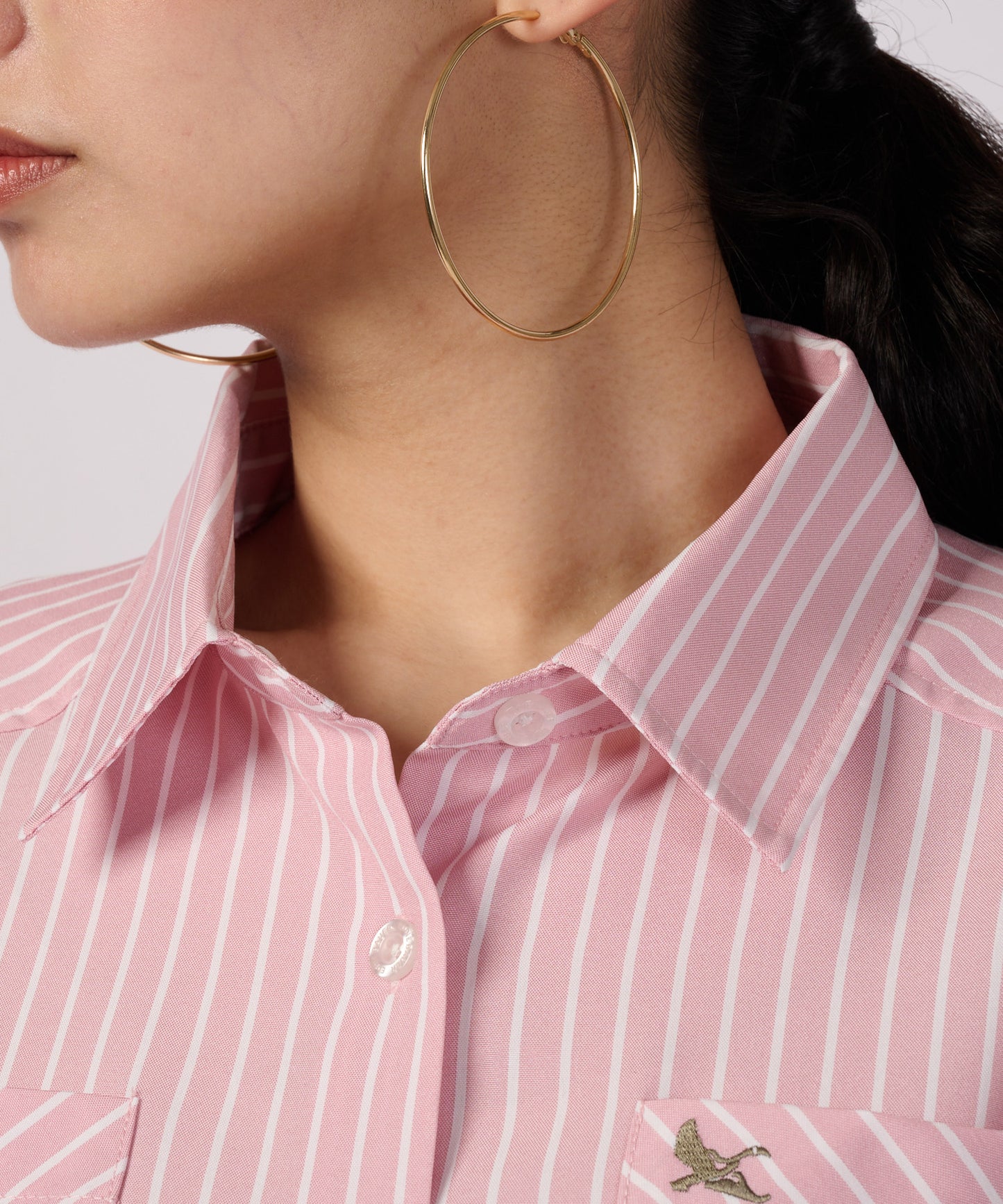 ストライプ スマートケア 長袖シャツ/LS STRIPE SMARTCARE SHIRT