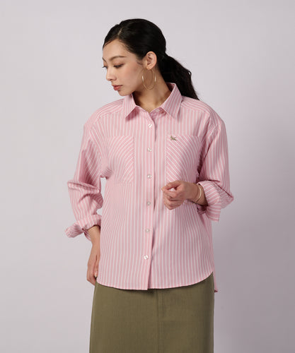 ストライプ スマートケア 長袖シャツ/LS STRIPE SMARTCARE SHIRT