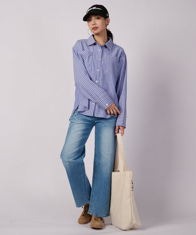ストライプ スマートケア 長袖シャツ/LS STRIPE SMARTCARE SHIRT