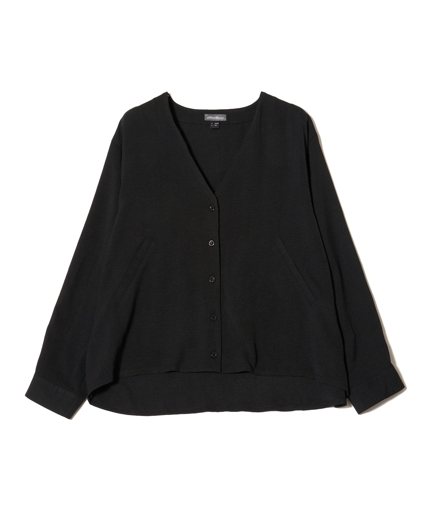 セリーン ドレープ カラーレスブラウス/SERENE DRAPE COLLARLESS BLOUSE