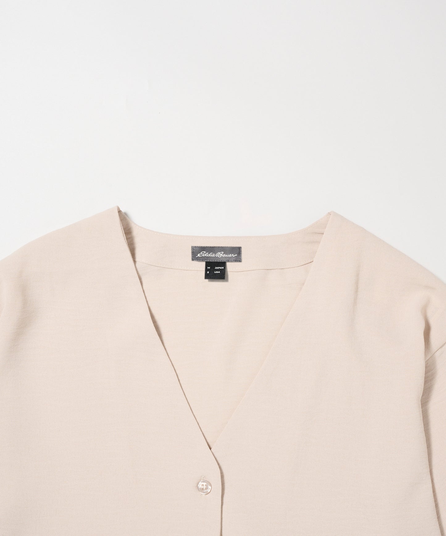 セリーン ドレープ カラーレスブラウス/SERENE DRAPE COLLARLESS BLOUSE