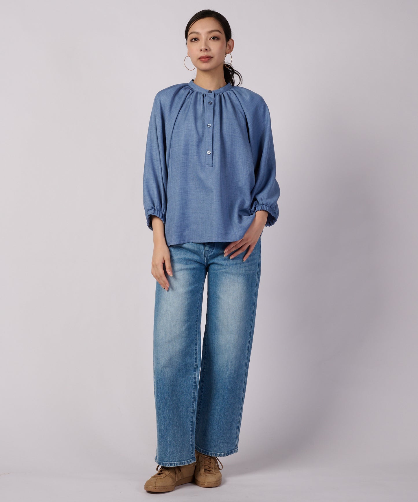 リラックス フローイ ブラウス/RELAX FLOWY BLOUSE