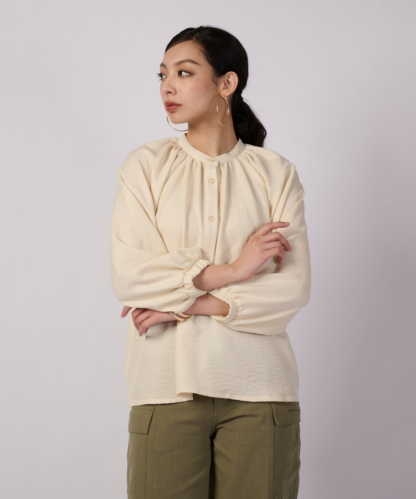 リラックス フローイ ブラウス/RELAX FLOWY BLOUSE