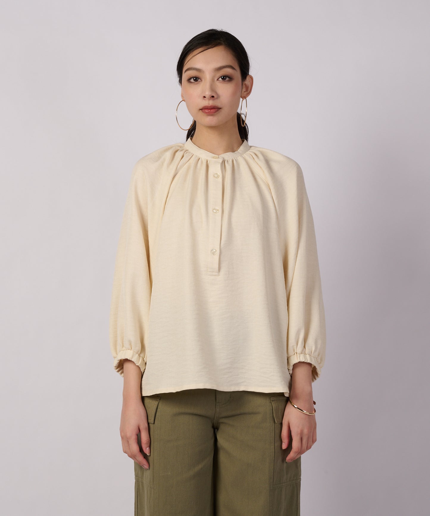 リラックス フローイ ブラウス/RELAX FLOWY BLOUSE