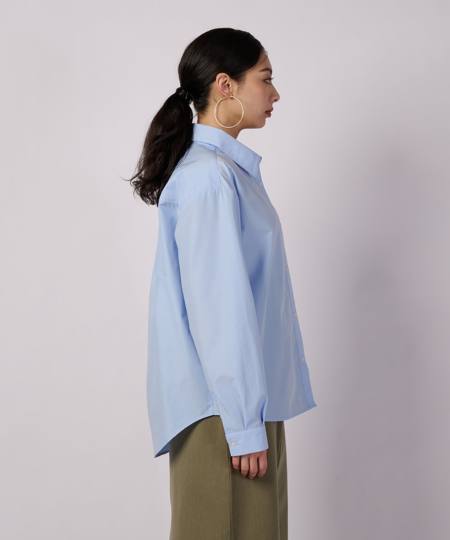 リラックス シック ブロード 長袖シャツ/RELAX CHIC BROAD LS SHIRT