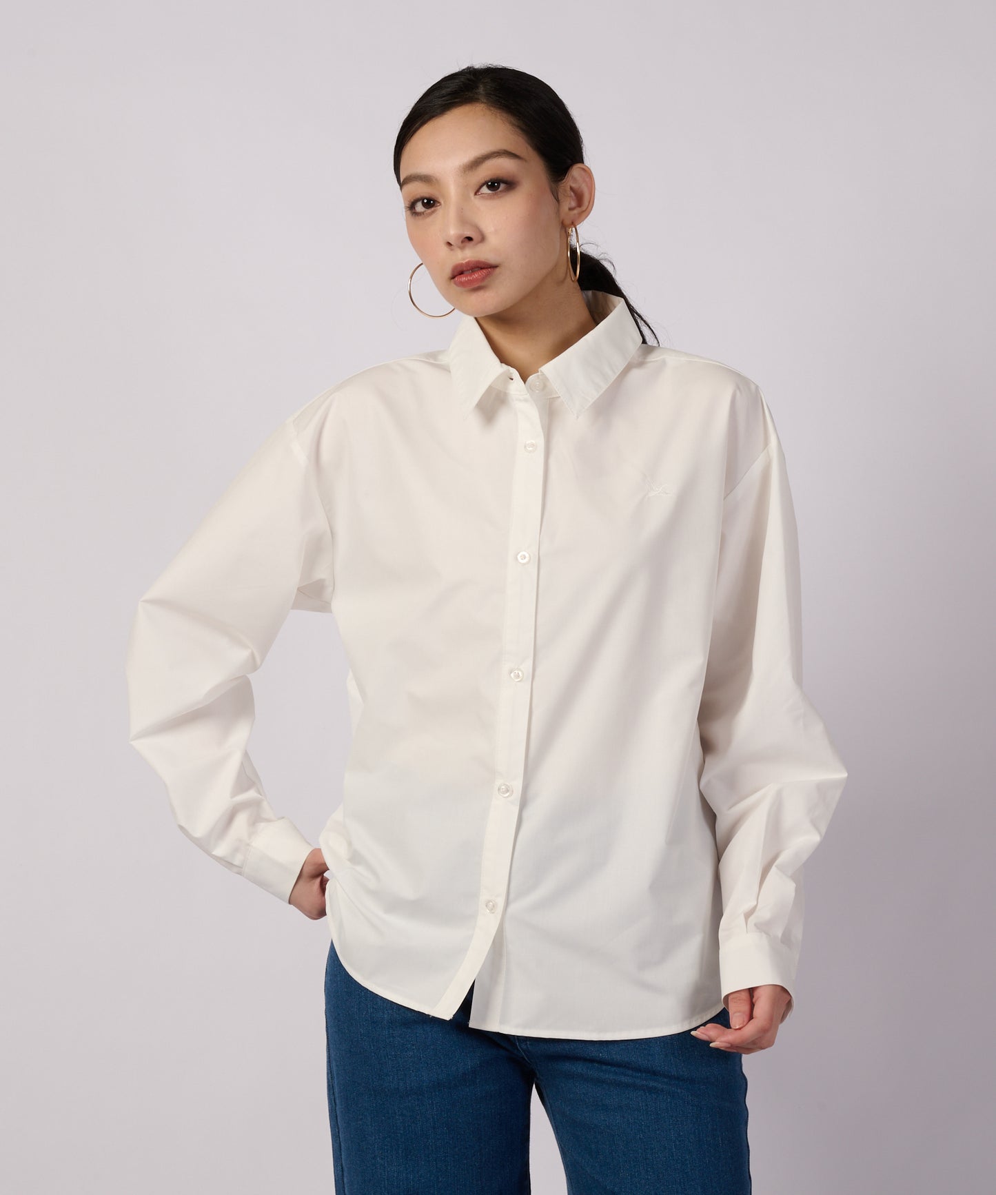リラックス シック ブロード 長袖シャツ/RELAX CHIC BROAD LS SHIRT